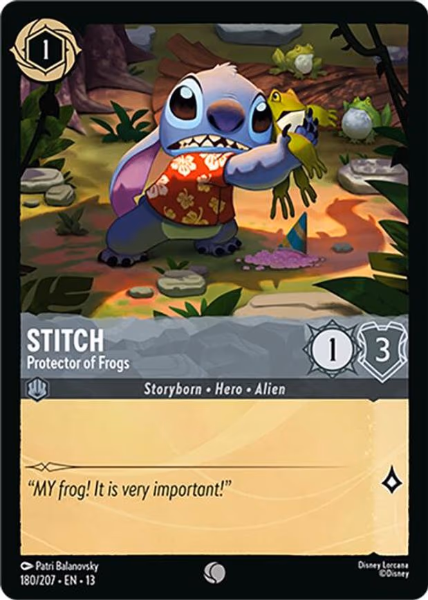 Stitch - Protector of Frogs - Common (180/204)