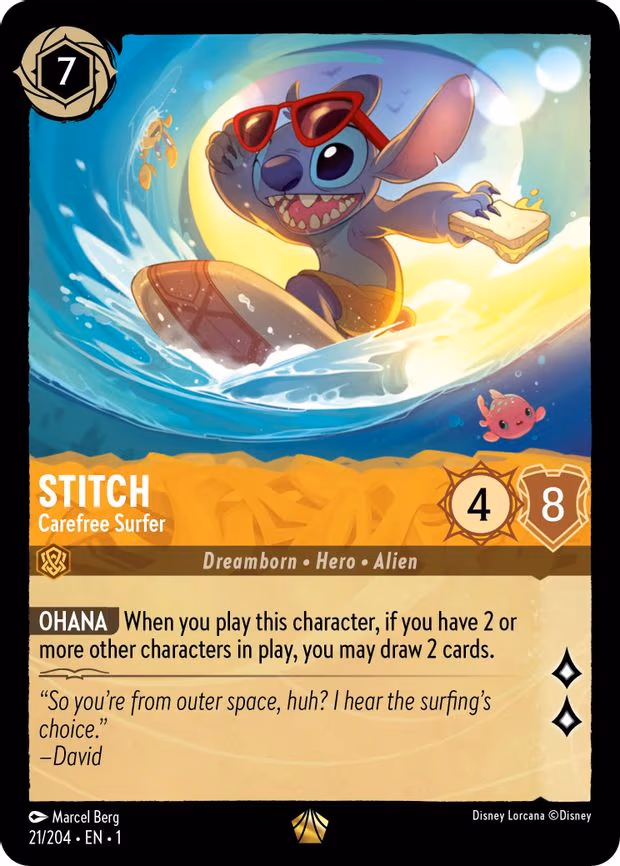 Stitch - Carefree Surfer