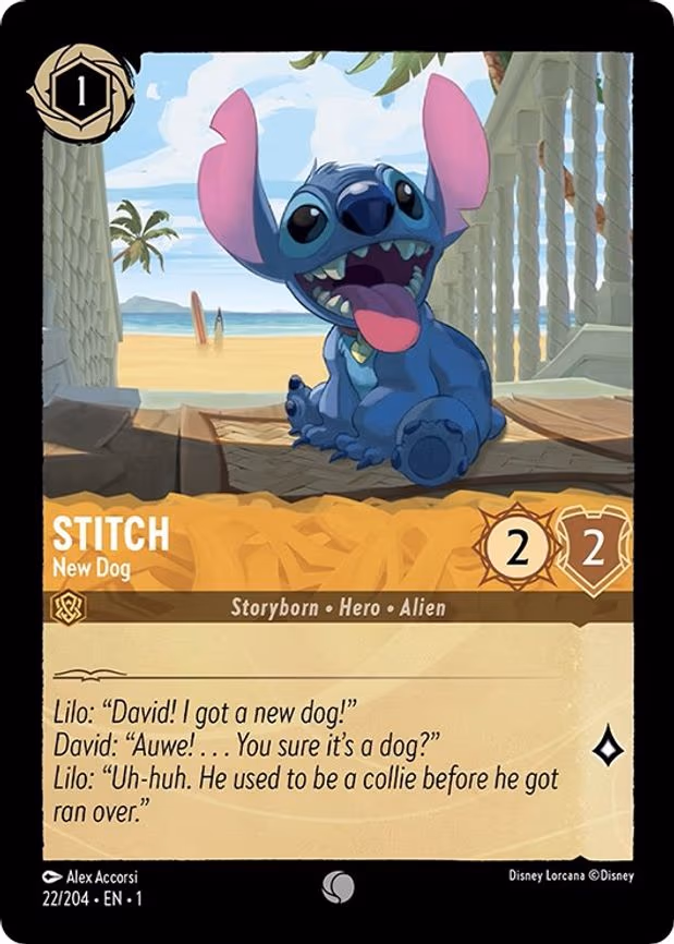 Stitch - New Dog - Common (22/204)