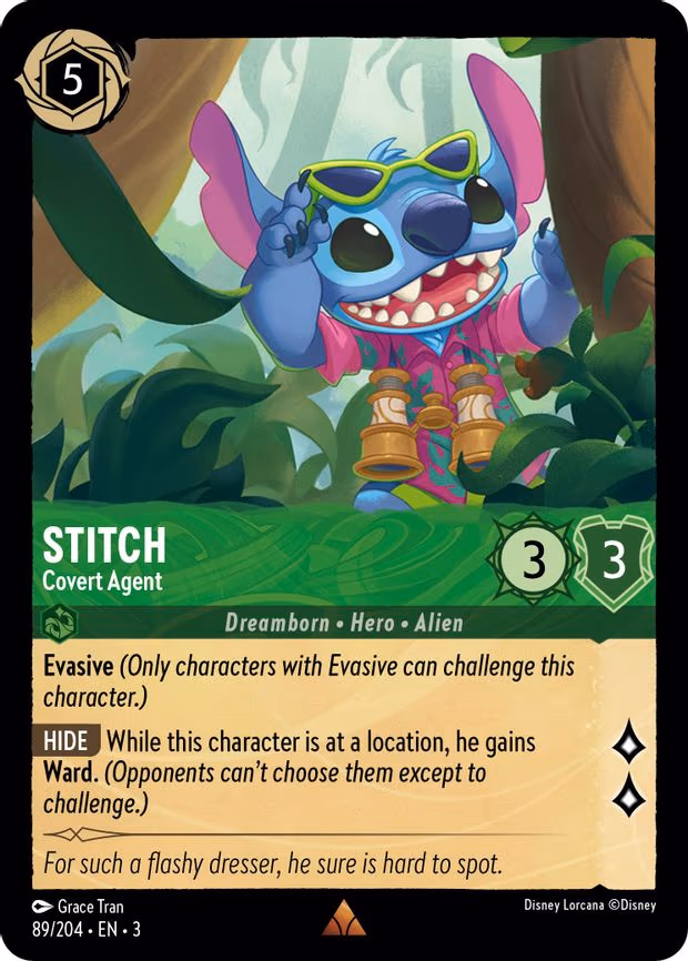 Stitch - Covert Agent - Rare (89/204)