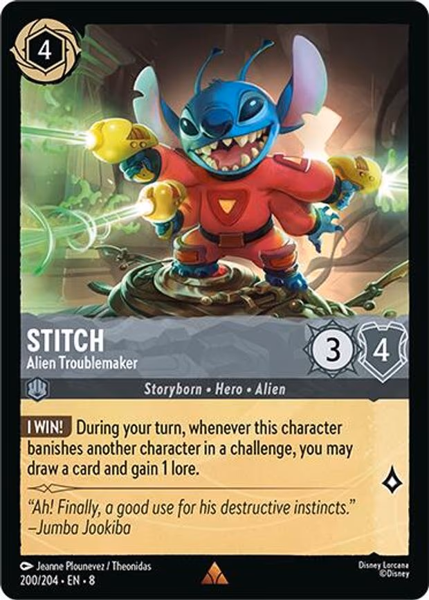 Stitch - Alien Troublemaker - Rare (200/204)
