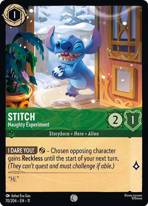 Stitch - Naughty Experiment - Common (70/204)