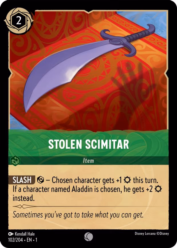 Stolen Scimitar - Common (102/204)
