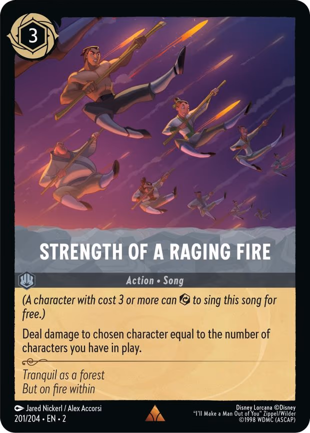 Strength of a Raging Fire - Rare (201/204)