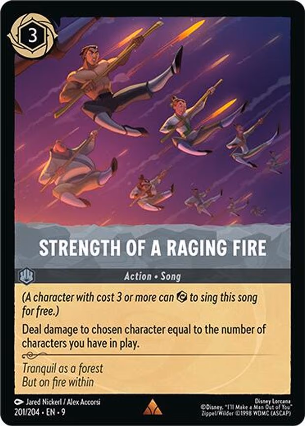 Strength of a Raging Fire - Rare (201/204)