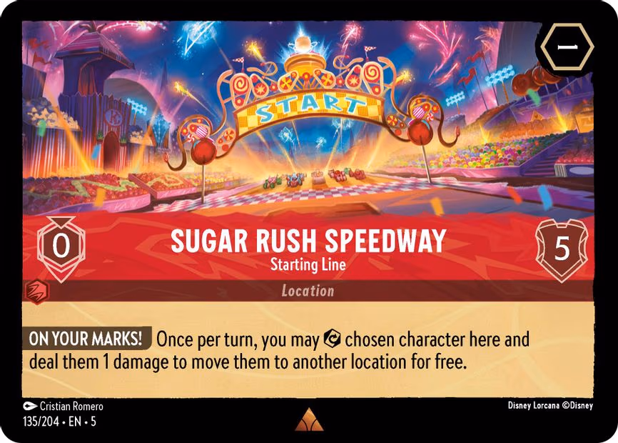 Sugar Rush Speedway - Starting Line - Rare (135/204)
