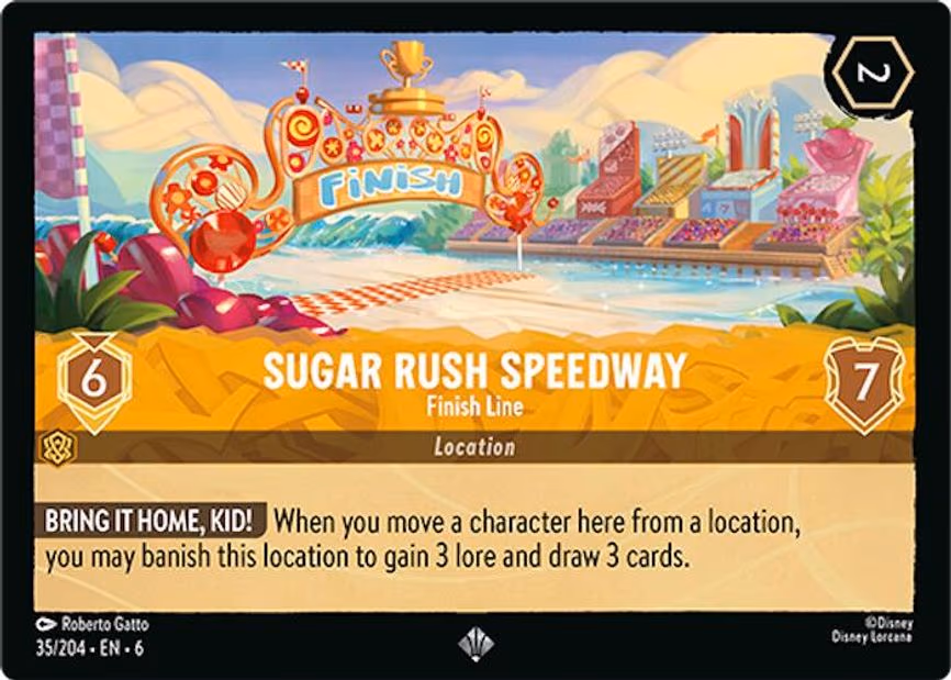 Sugar Rush Speedway - Finish Line - Super Rare (35/204)