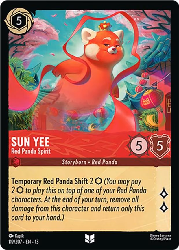 Sun Yee - Red Panda Spirit - Uncommon (119/204)