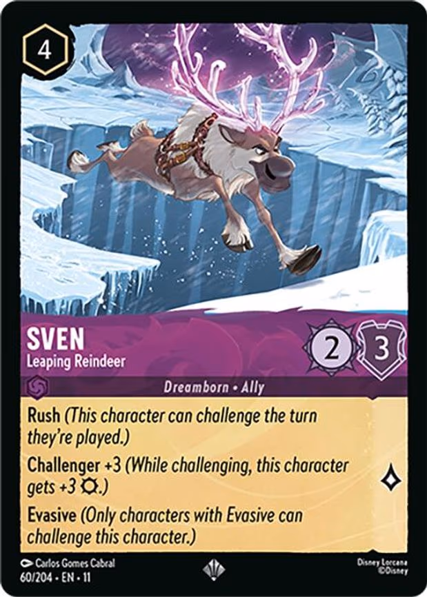Sven - Leaping Reindeer - Super Rare (60/204)