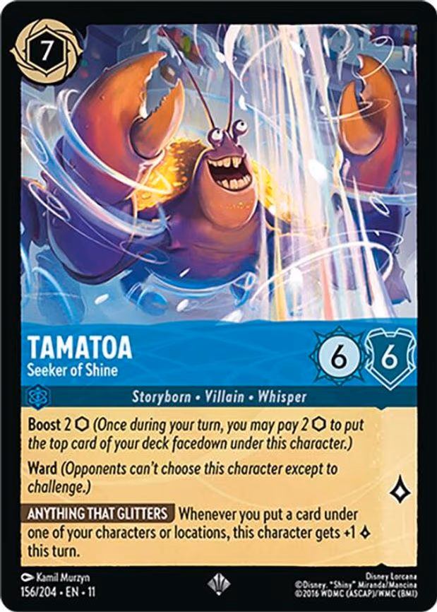 Tamatoa - Seeker of Shine - Super Rare (156/204)