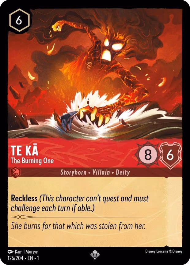 Te Ka - The Burning One - Super Rare (126/204)