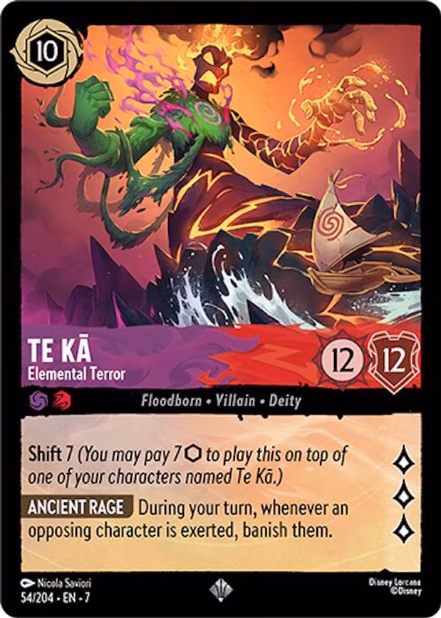 Te Ka - Elemental Terror - Super Rare (54/204)