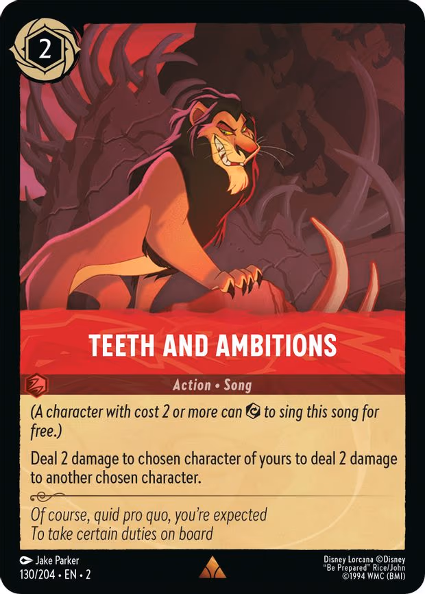 Teeth and Ambitions - Rare (130/204)