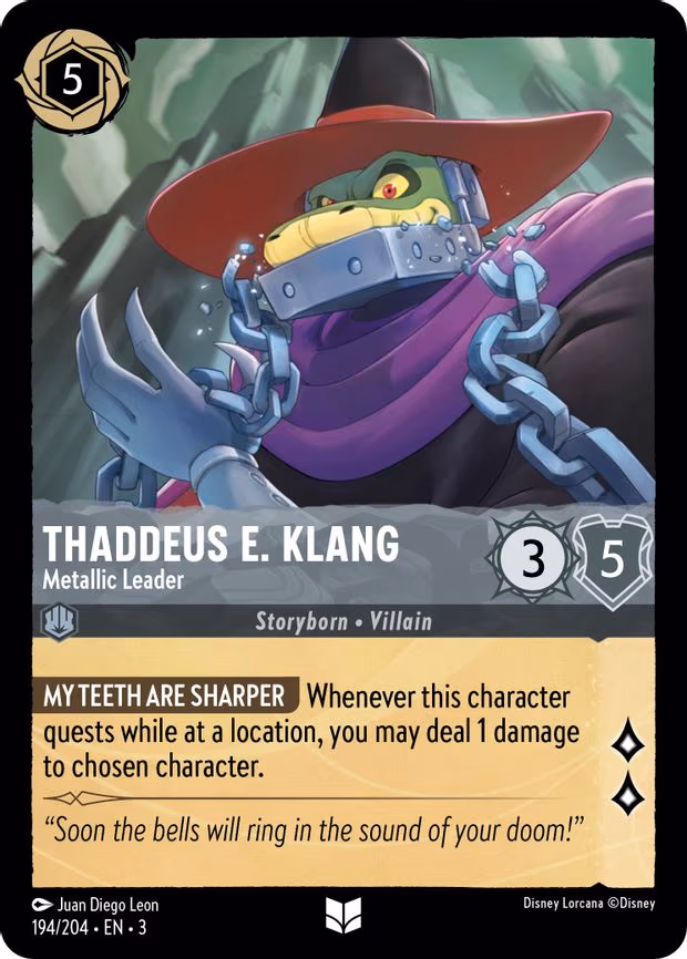 Thaddeus E. Klang - Metallic Leader - Uncommon (194/204)