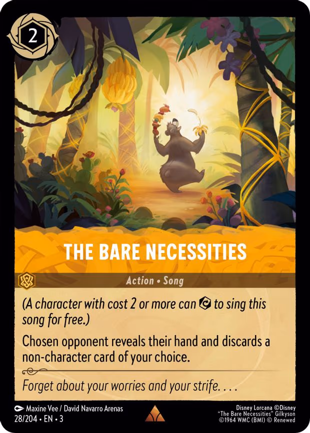 The Bare Necessities - Rare (28/204)