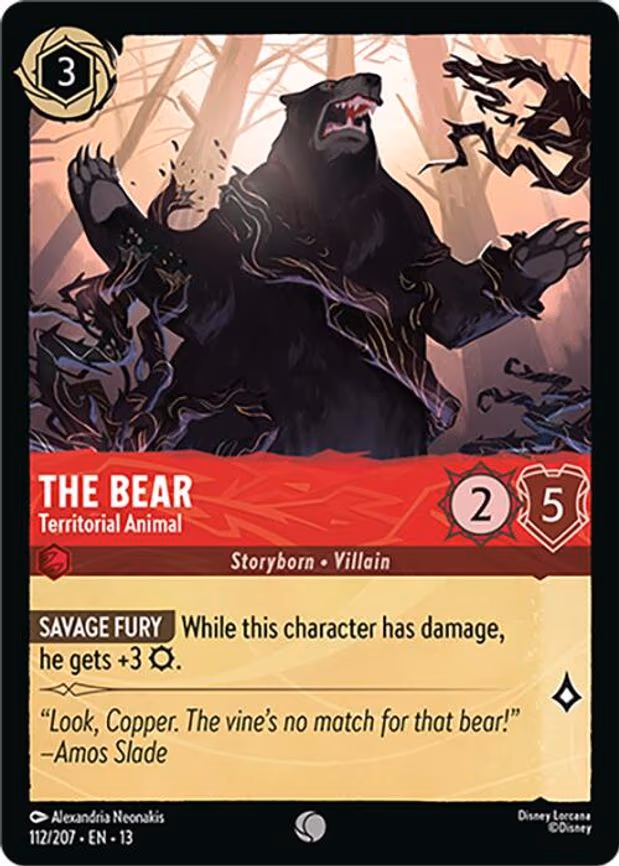 The Bear - Territorial Animal - Common (112/204)