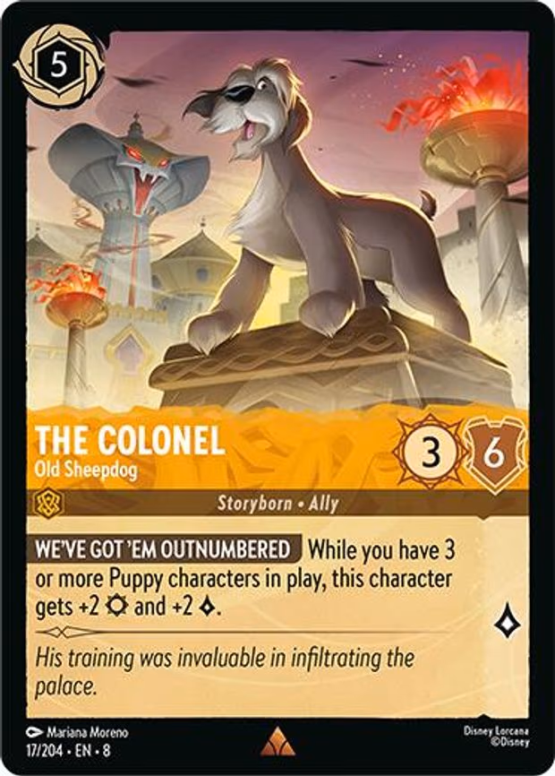 The Colonel - Old Sheepdog - Rare (17/204)