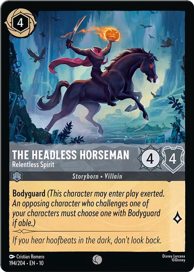 The Headless Horseman - Relentless Spirit - Common (194/204)