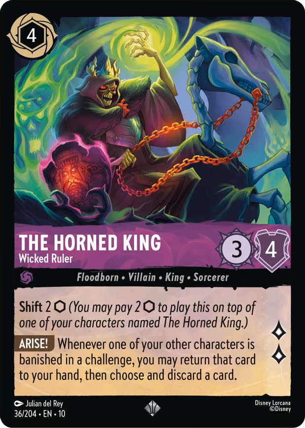 The Horned King - Wicked Ruler - Super Rare (36/204)