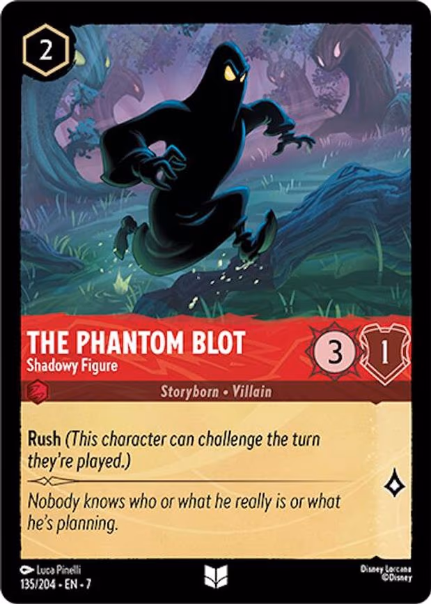 The Phantom Blot - Shadowy Figure - Uncommon (135/204)