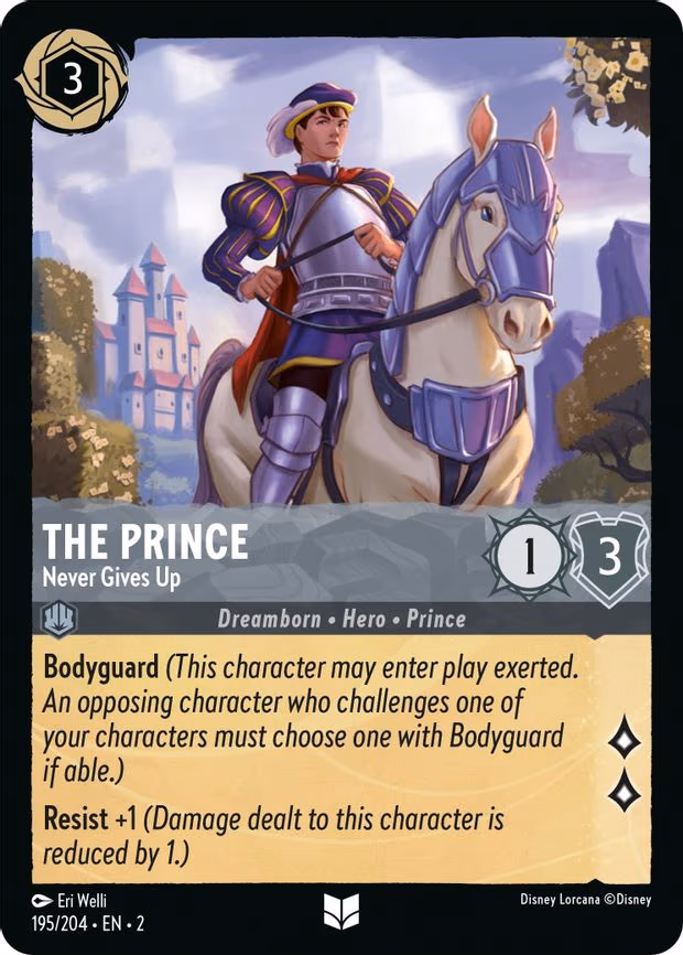 The Prince - Never Gives Up - Uncommon (195/204)