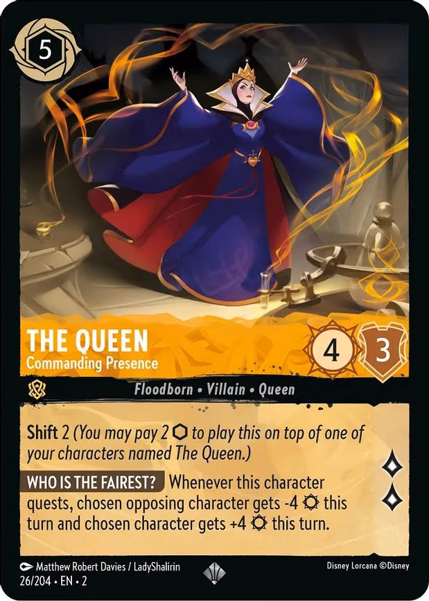 The Queen - Commanding Presence - Super Rare (26/204)