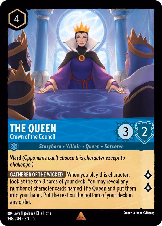 The Queen - Crown of the Council - Rare (148/204)