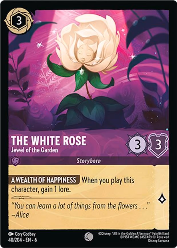 The White Rose - Jewel of the Garden - Common (40/204)