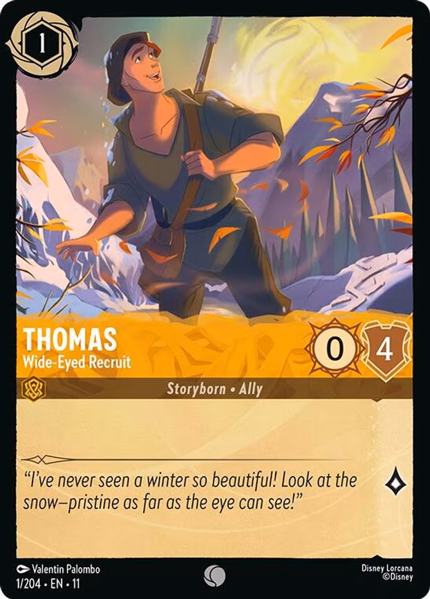 Thomas - Wide-Eyed Recruit - Common (1/204)