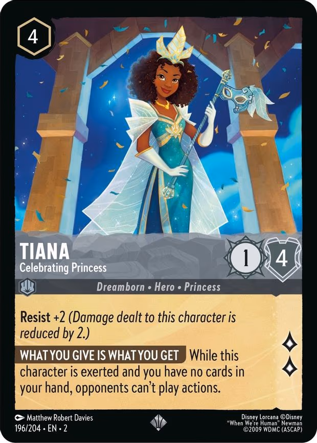 Tiana - Celebrating Princess - Super Rare (196/204)