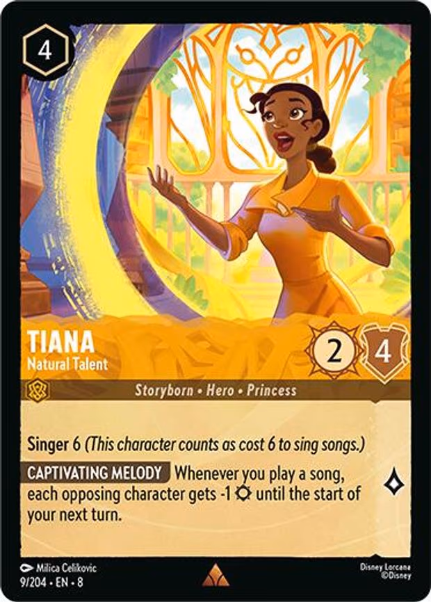 Tiana - Natural Talent - Rare (9/204)