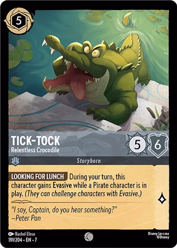 Tick-Tock - Relentless Crocodile - Common (191/204)
