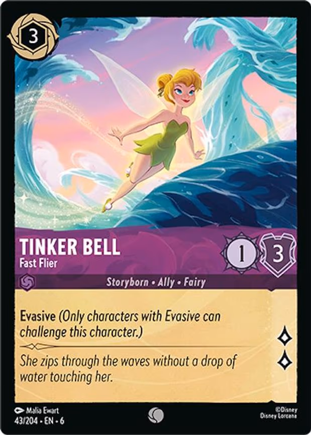 Tinker Bell - Fast Flier - Common (43/204)