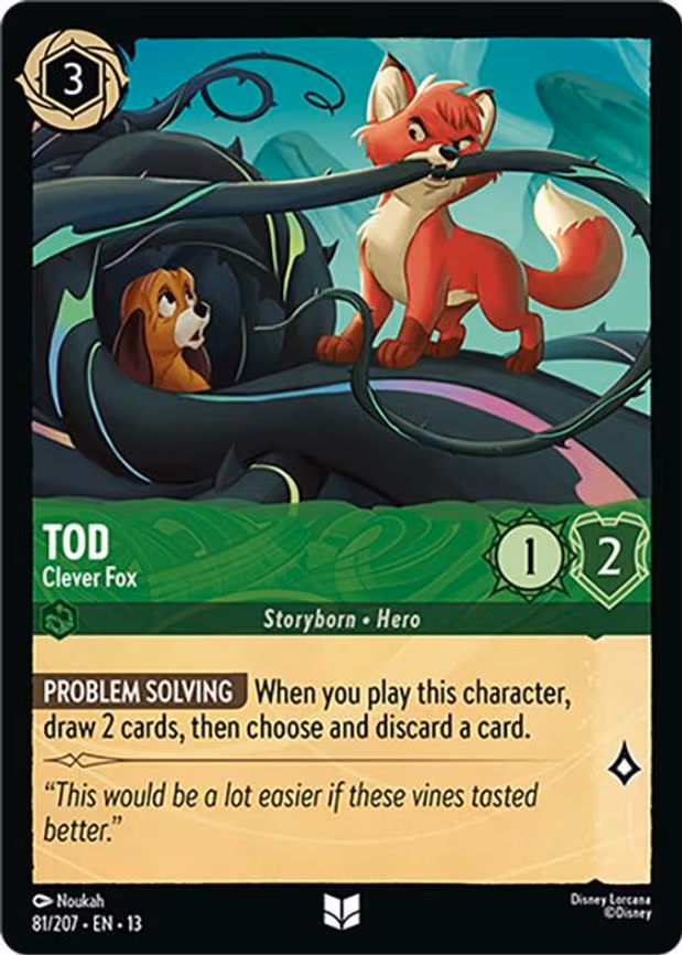Tod - Clever Fox - Uncommon (81/204)