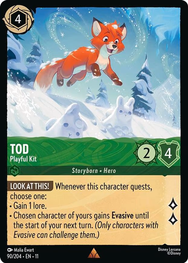 Tod - Playful Kit - Rare (90/204)