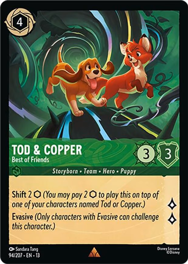 Tod & Copper - Best of Friends - Rare (94/204)