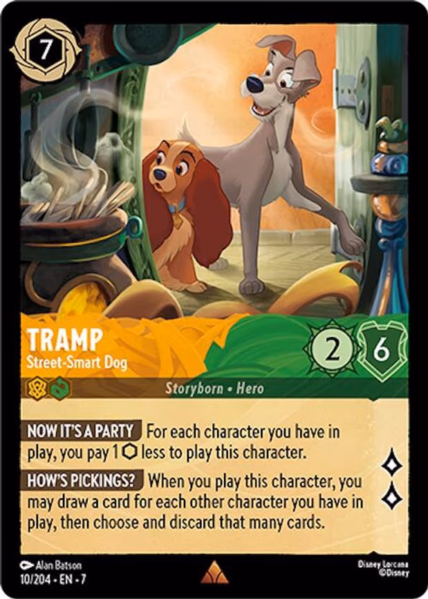 Tramp - Street-Smart Dog - Rare (10/204)