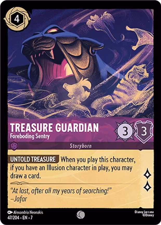 Treasure Guardian - Foreboding Sentry - Common (47/204)