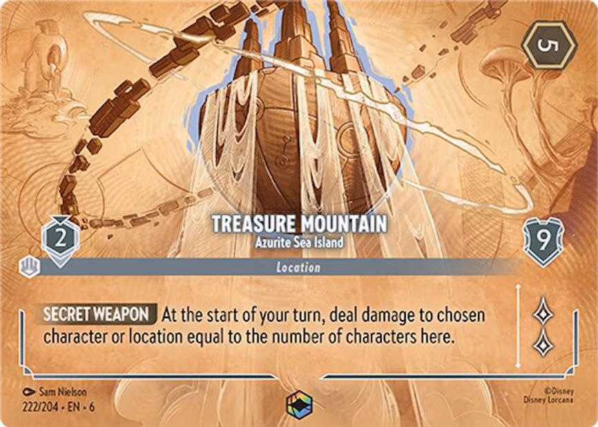 Treasure Mountain - Azurite Sea Island (Enchanted) - Enchanted (222/204)