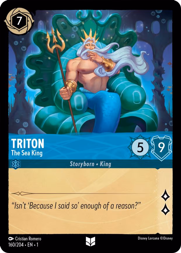 Triton - The Sea King - Uncommon (160/204)
