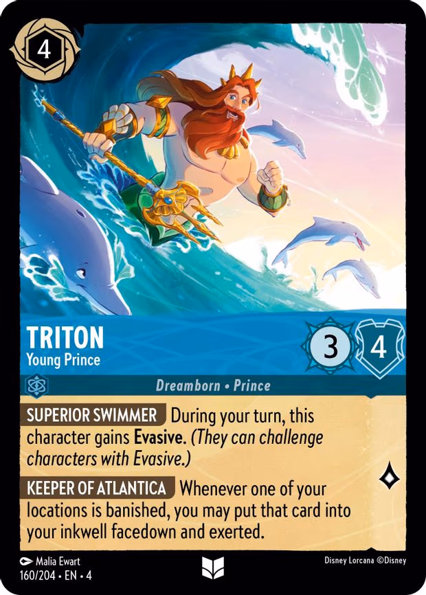 Triton - Young Prince - Uncommon (160/204)