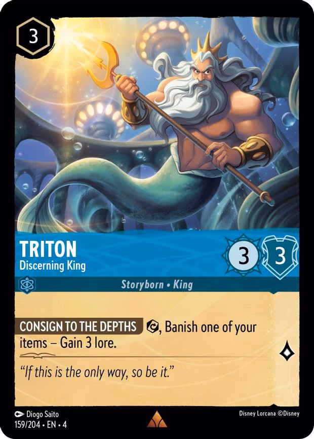 Triton - Discerning King - Rare (159/204)