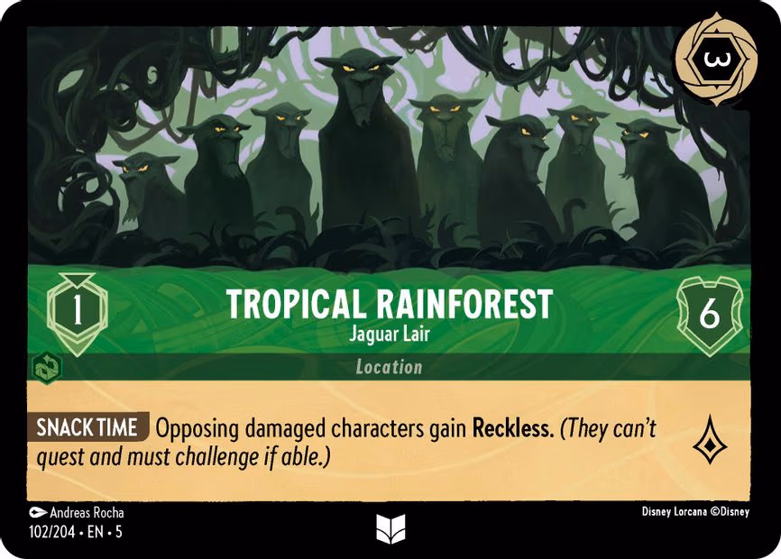 Tropical Rainforest - Jaguar Lair - Uncommon (102/204)