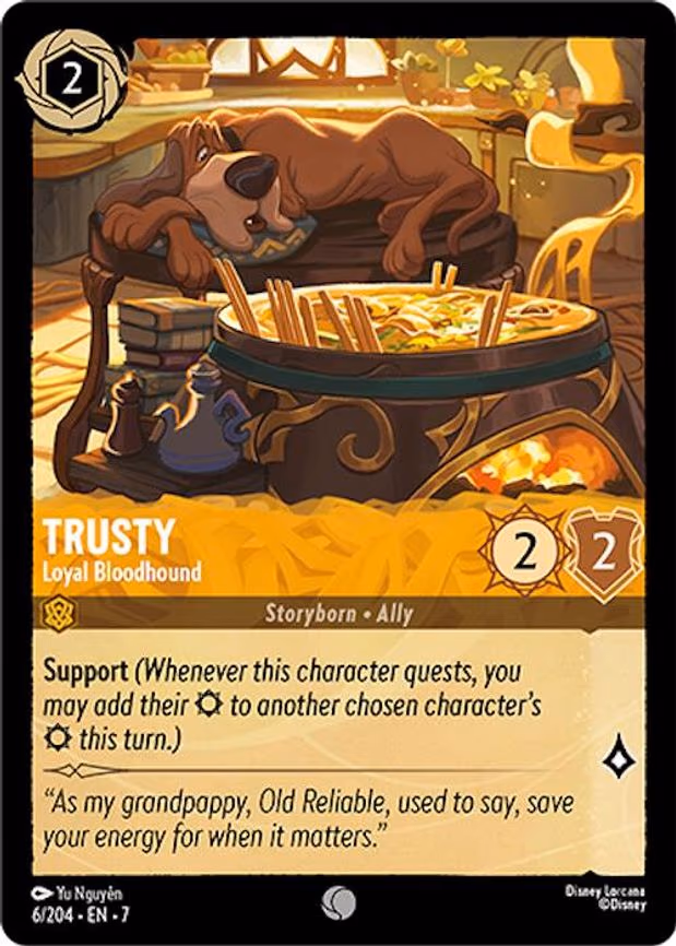 Trusty - Loyal Bloodhound - Common (6/204)