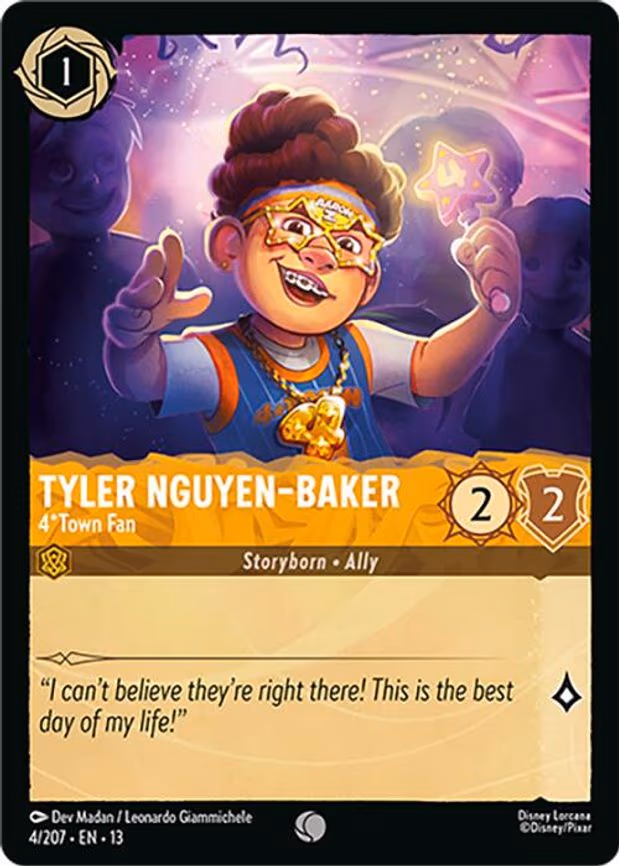 Tyler Nguyen-Baker - 4*Town Fan - Common (4/204)