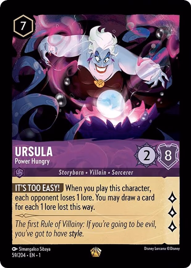 Ursula - Power Hungry - Legendary (59/204)