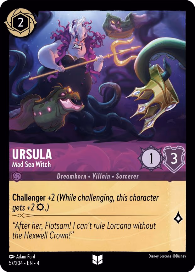 Ursula - Mad Sea Witch - Uncommon (57/204)