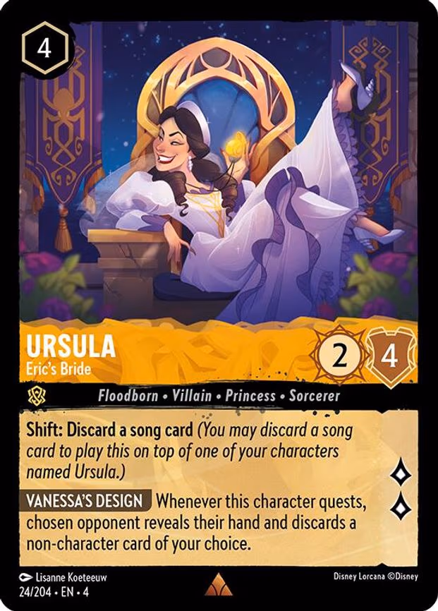 Ursula - Eric's Bride - Rare (24/204)