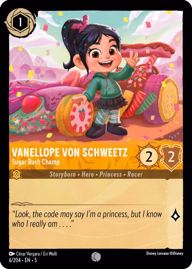 Vanellope von Schweetz - Sugar Rush Champ - Common (6/204)