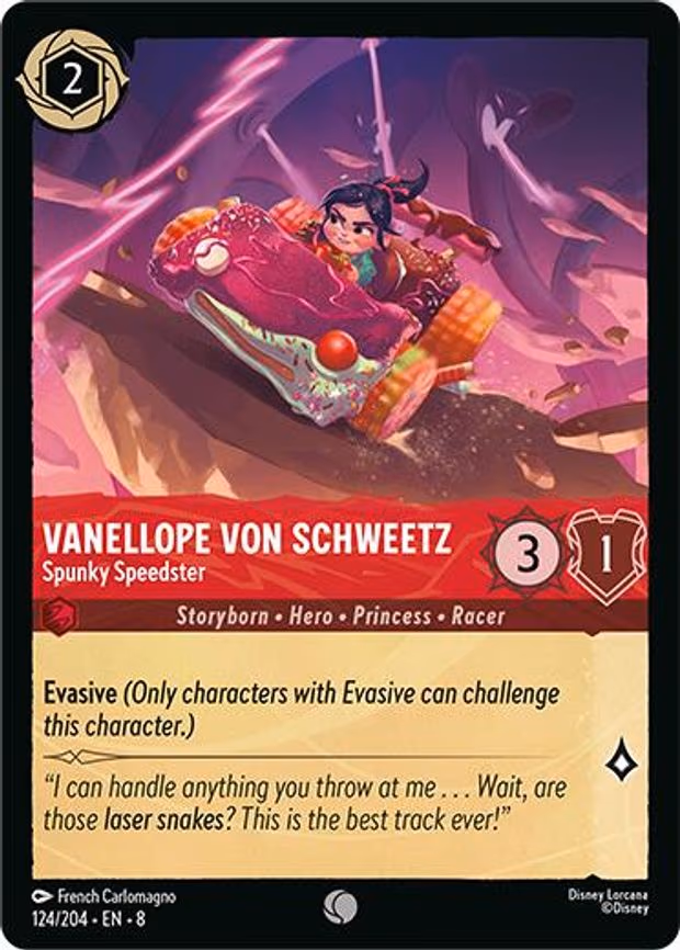 Vanellope Von Schweetz - Spunky Speedster - Common (124/204)